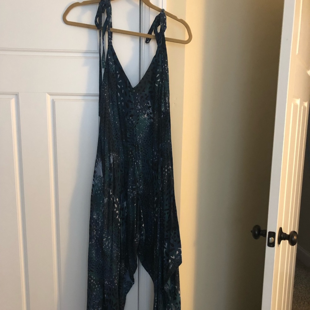 Blue Free People Jumpsuit